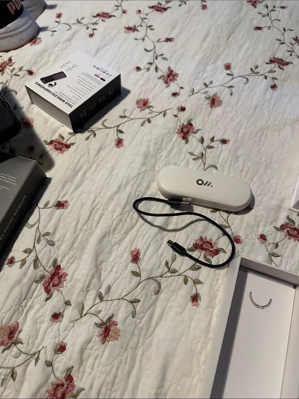 Silver Bone-Conduction Headphones - Wearable Stereo Bluetooth